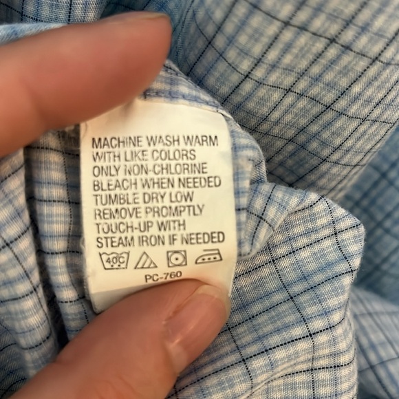 Blue button down dress shirt - Picture 8 of 10